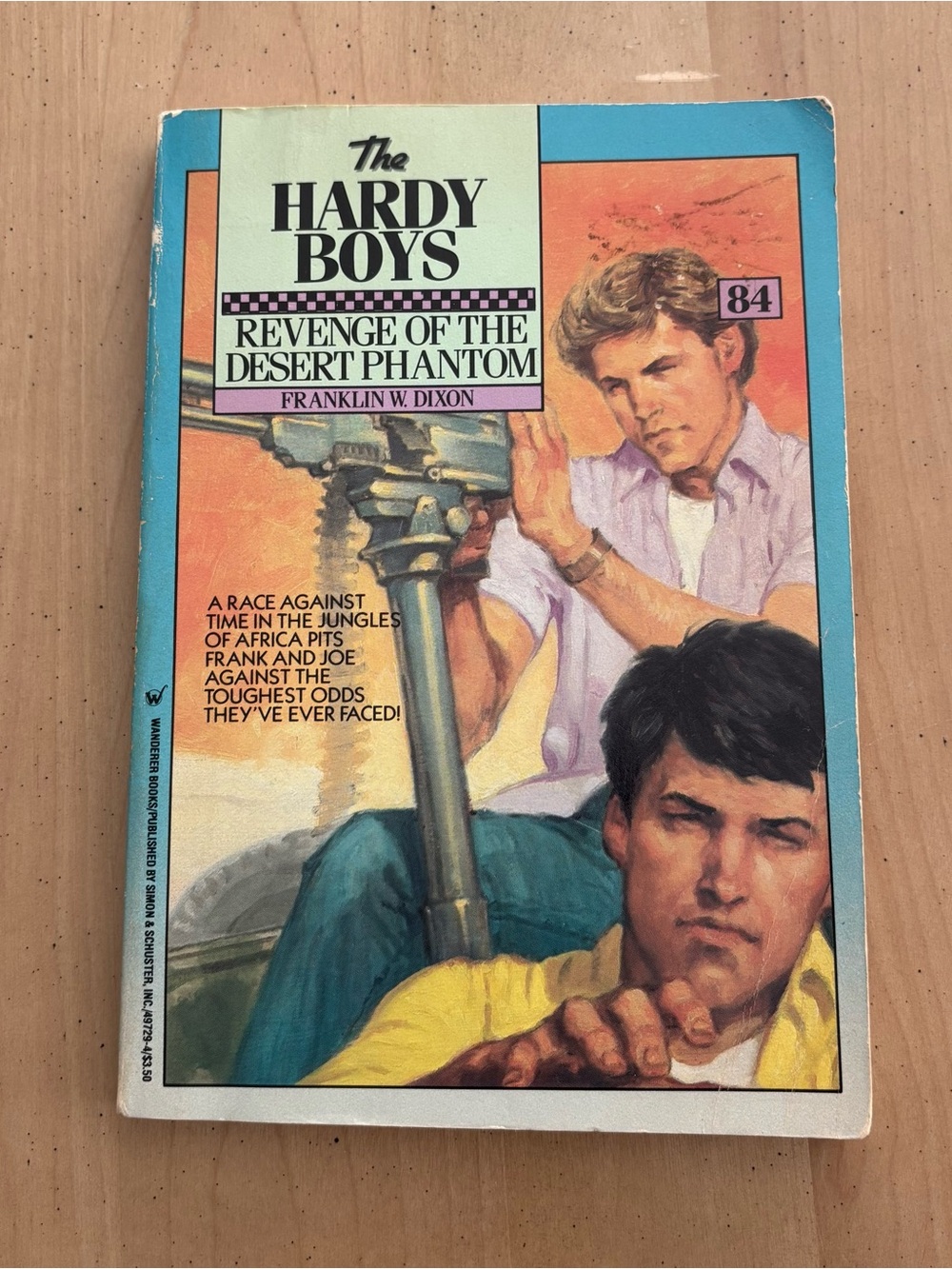 Vintage Hardy Boys Book #84 “Revenge of the Desert Phantom” by Franklin Dixon.